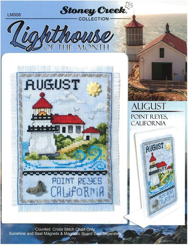 Lighthouse of the Month - August - Cross Stitch Pattern