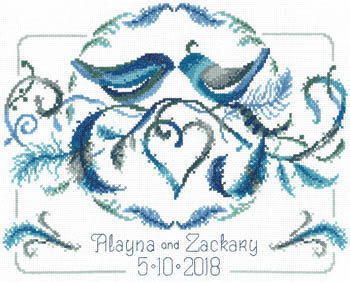 Love Birds Wedding - Cross Stitch Pattern