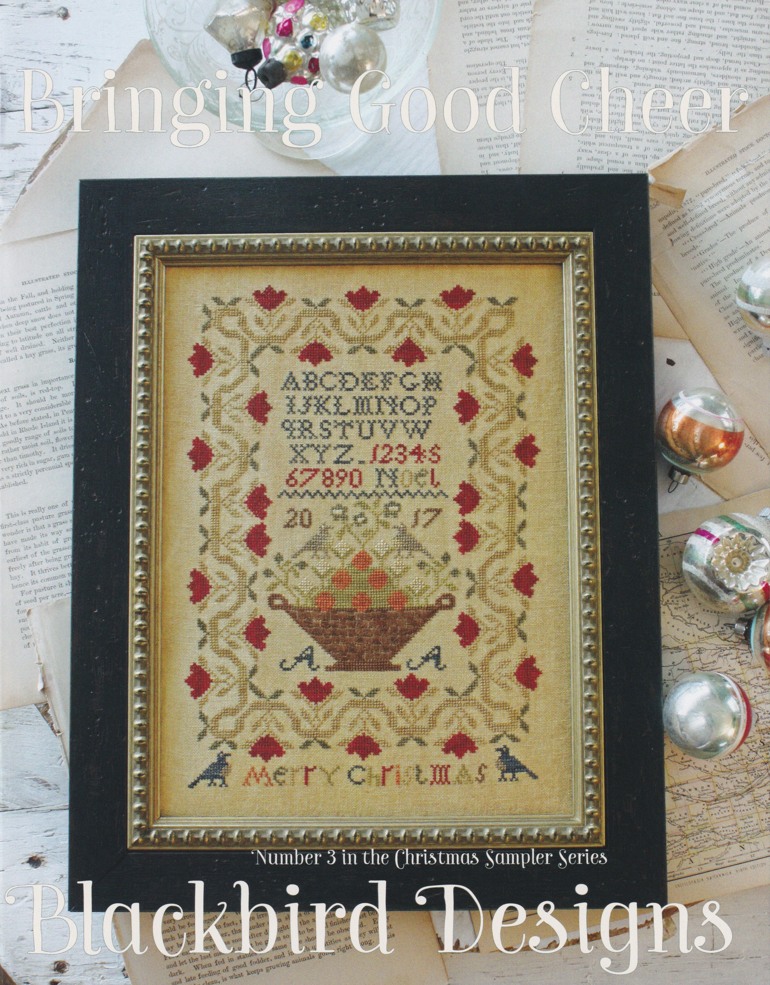 Bringing Good Cheer - Cross Stitch Pattern