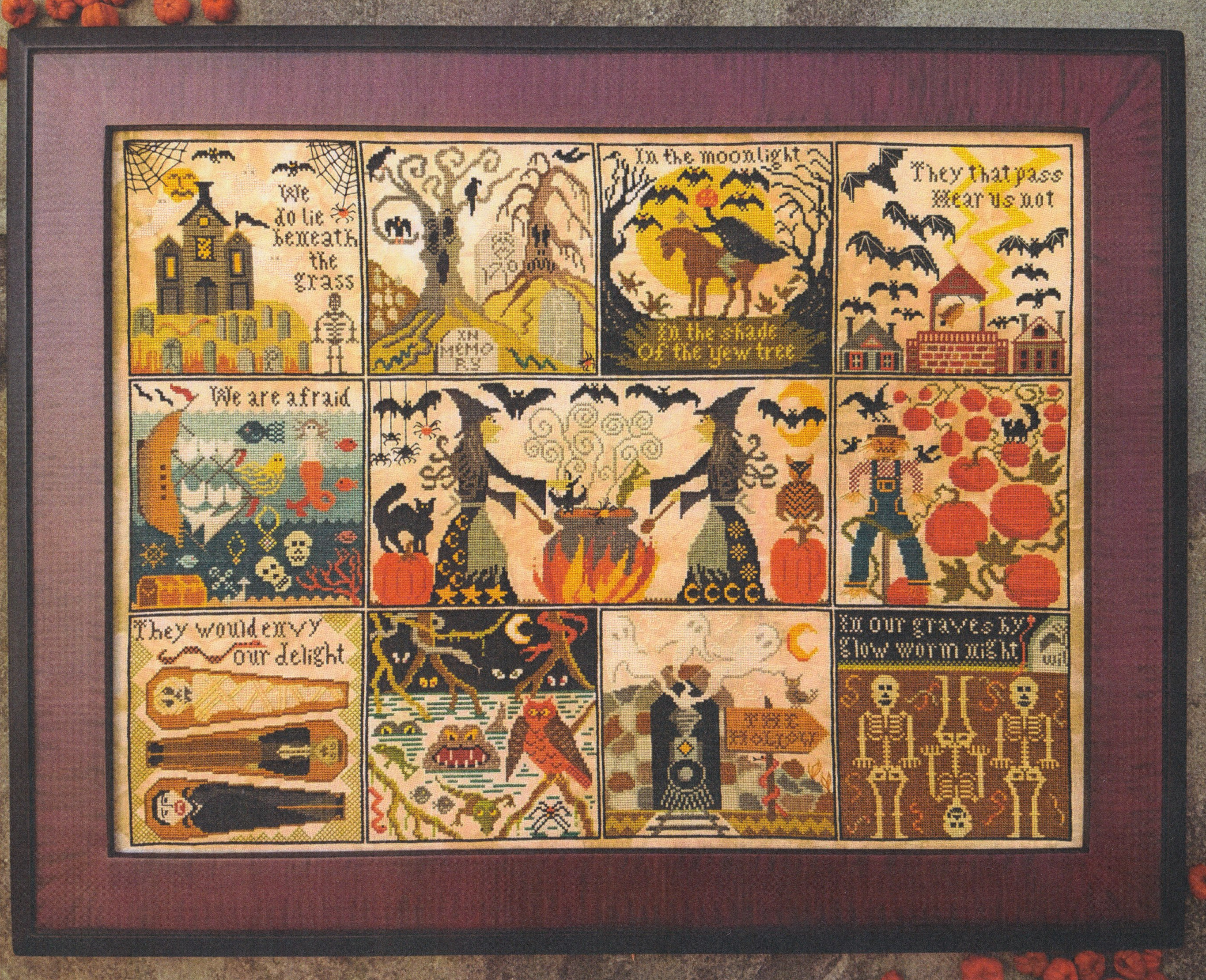 Halloween at Hawk Run Hollow - Cross Stitch Pattern