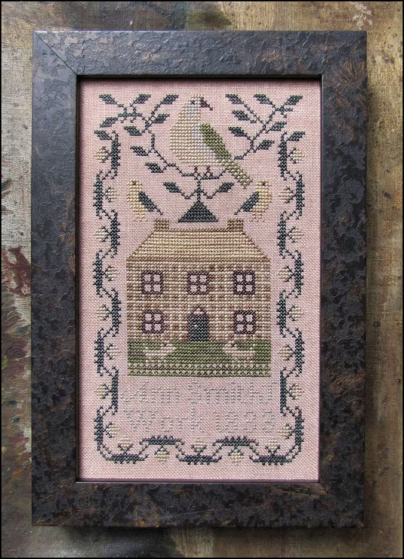 Miniature Quaker Sampler - Cross Stitch Pattern