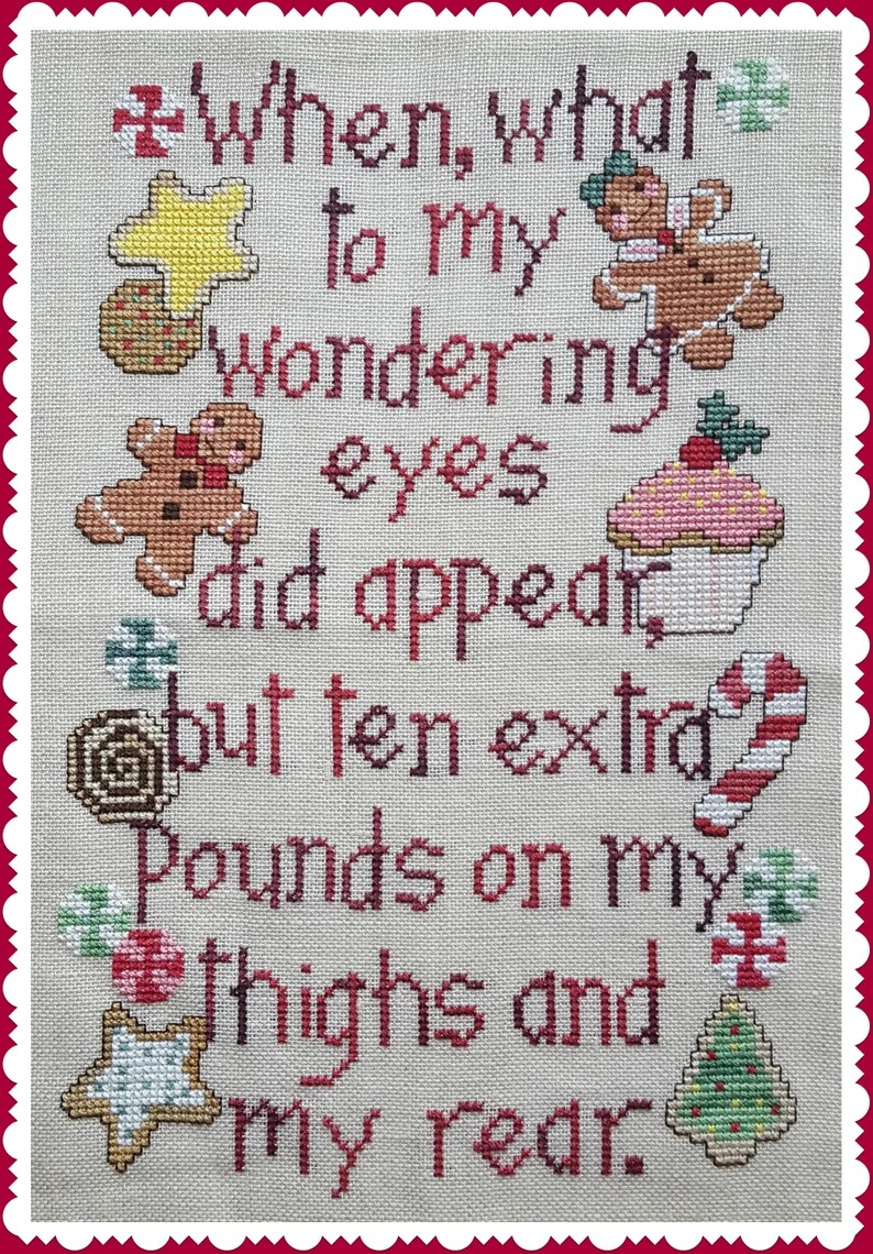 Christmas Pounds - Cross Stitch Pattern