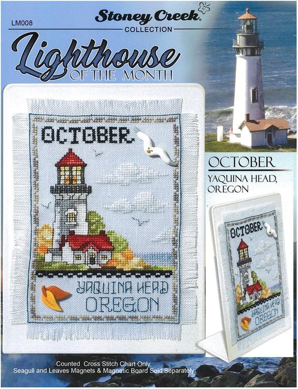 Lighthouse of the Month - October - Cross Stitch Pattern