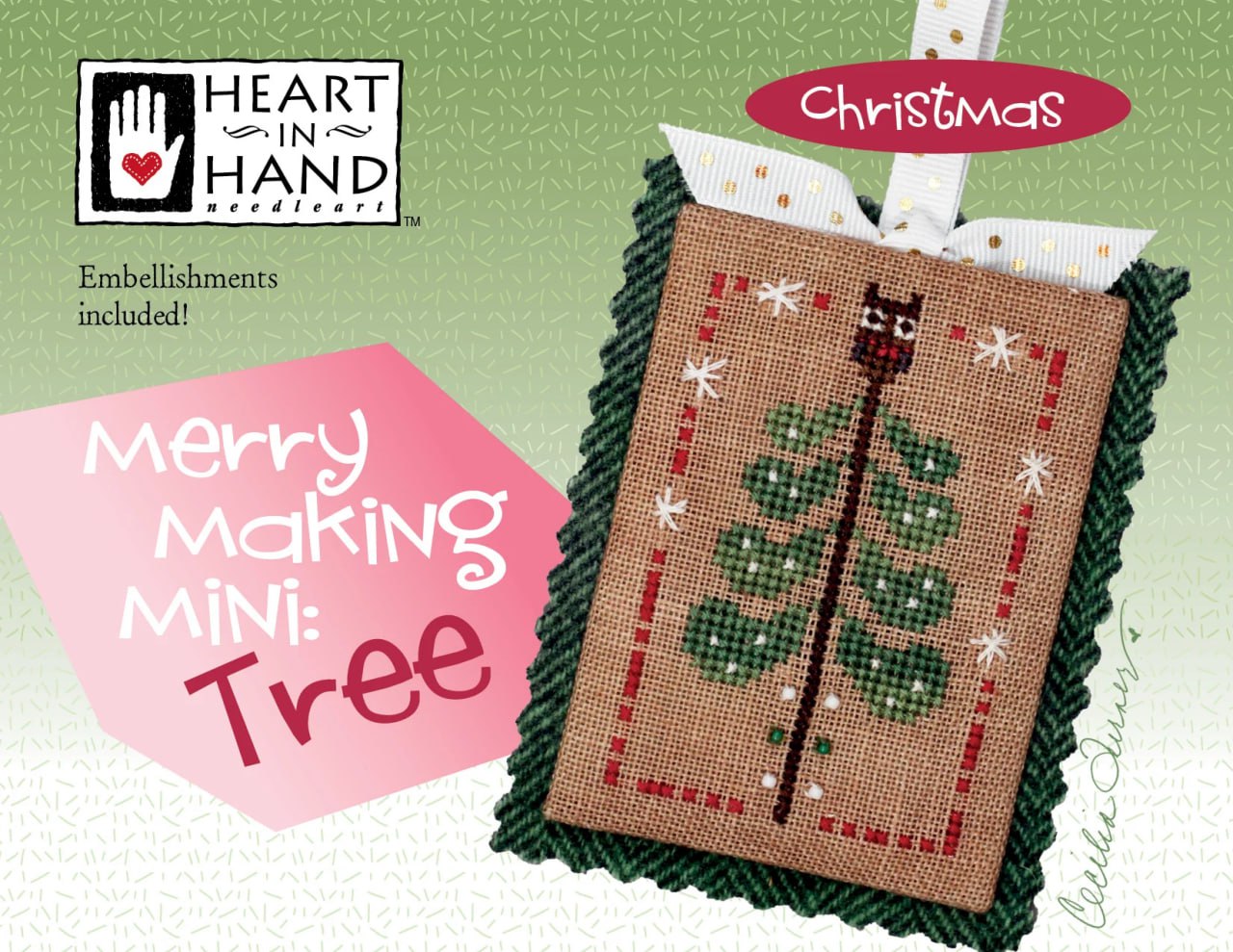 Merry Making Mini - Tree - Cross Stitch Pattern