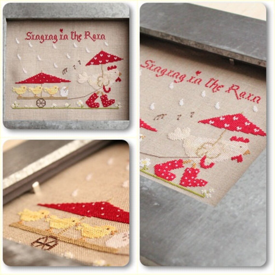 Singing in the Rain - Cross Stitch Pattern