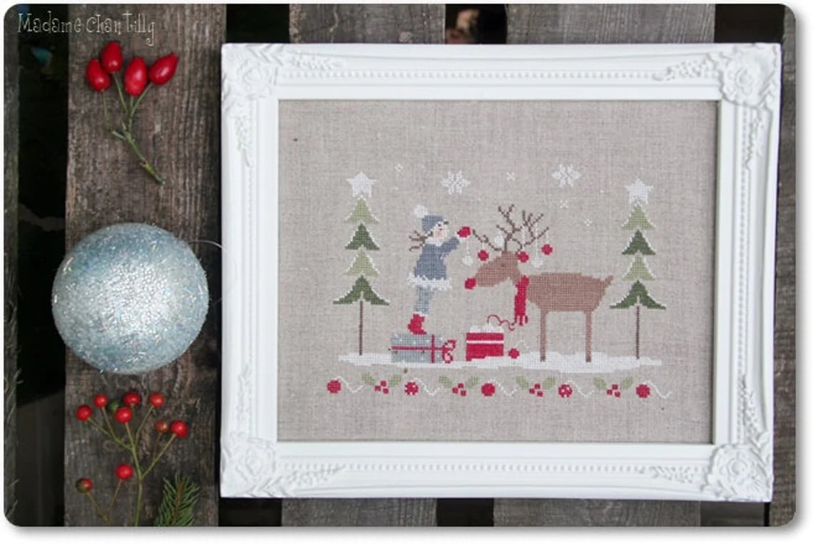 Dear Rudolph - Cross Stitch Pattern