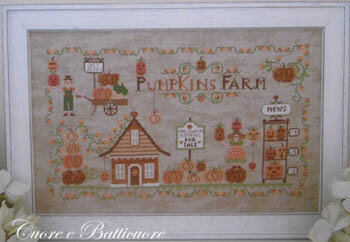 Pumpkins Farm - Cross Stitch Pattern