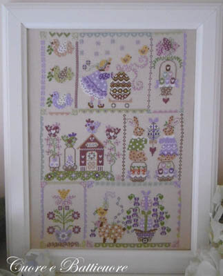 Easter in Quilt - Cross Stitch Pattern