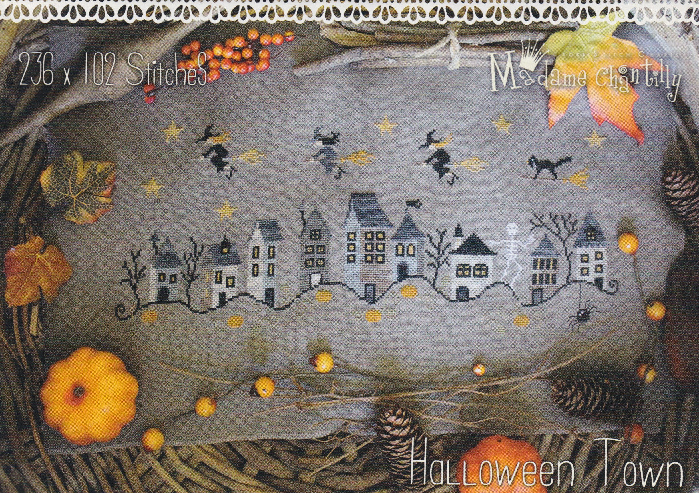 Halloween Town - Cross Stitch Pattern 