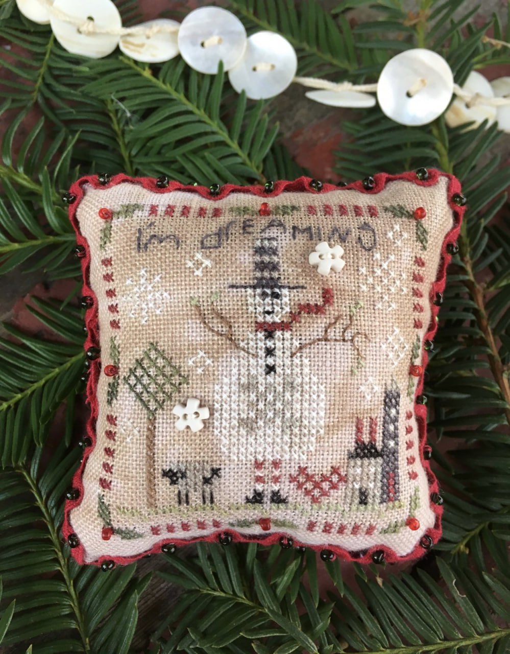 I'm Dreaming (2017 Ornament) - Cross Stitch Pattern