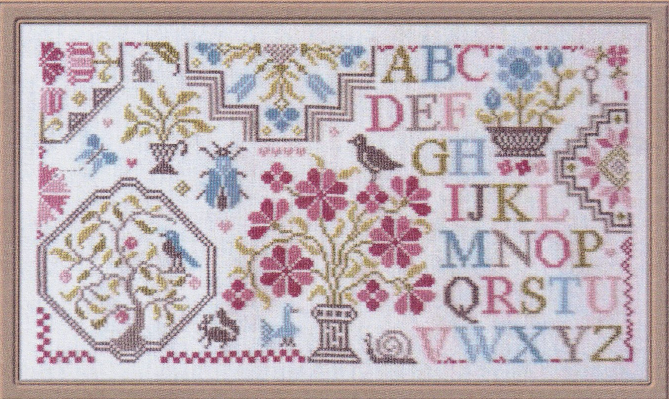 Sampler Aux Bouquet 3 - Cross Stitch Pattern