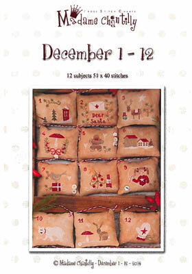December 1-12 - Cross Stitch Pattern