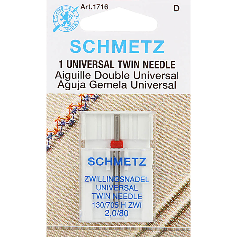 Twin Machine Needle 2.0/80