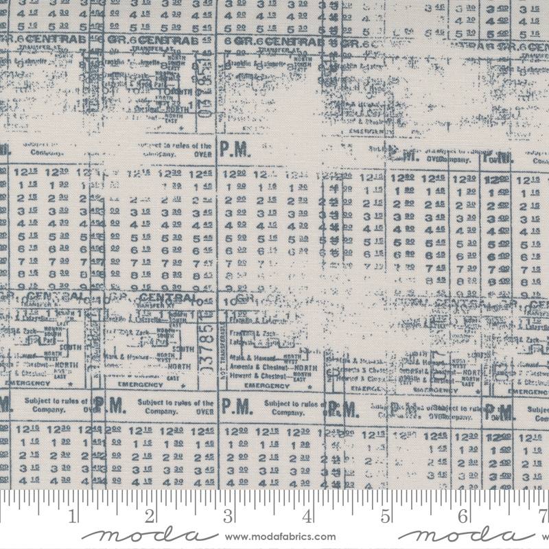 Modern BG Even More Fog - Stamps - Quilt Fabric
