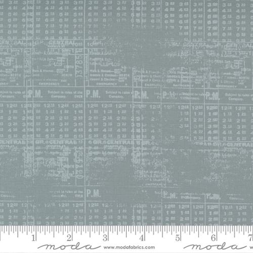 Modern BG Even More Steel - Stamps - Quilt Fabric