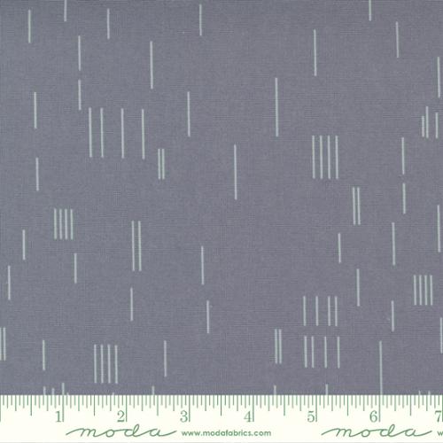 Celestial Aluminium - Strokes Dash Lines Blender - Fabric