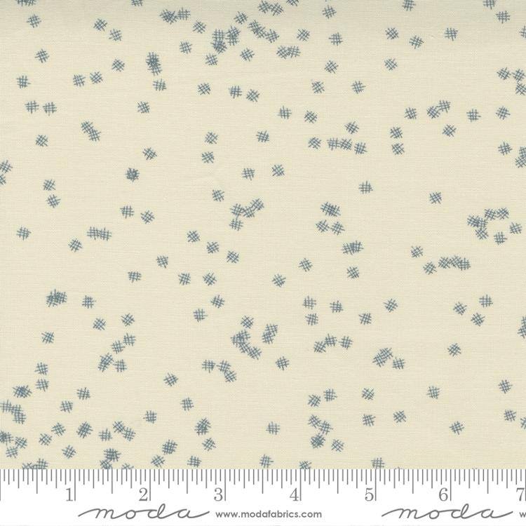 Modern BG Even More Eggshell - Crosshatch - Quilt Fabric