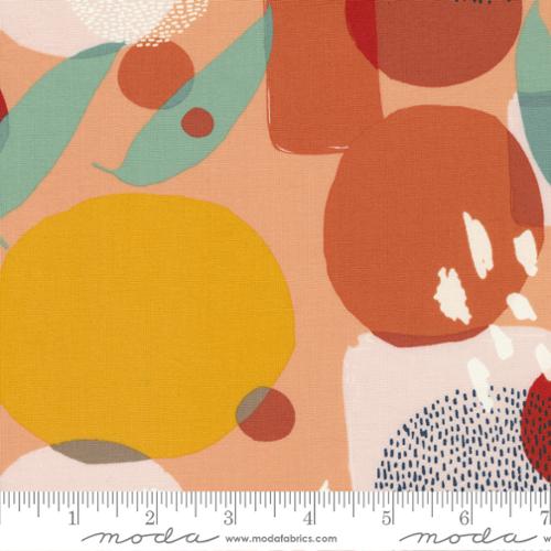 Frisky Citrus Garden Peachy - Quilt Fabric