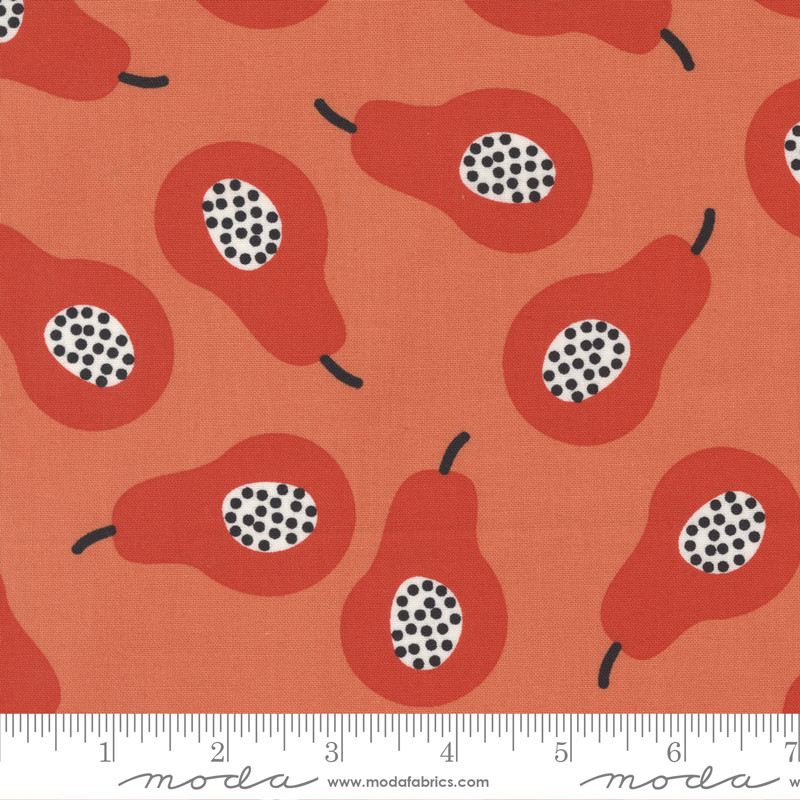 Lazy Afternoon Marmalade - Gardening Pear - Quilt Fabric