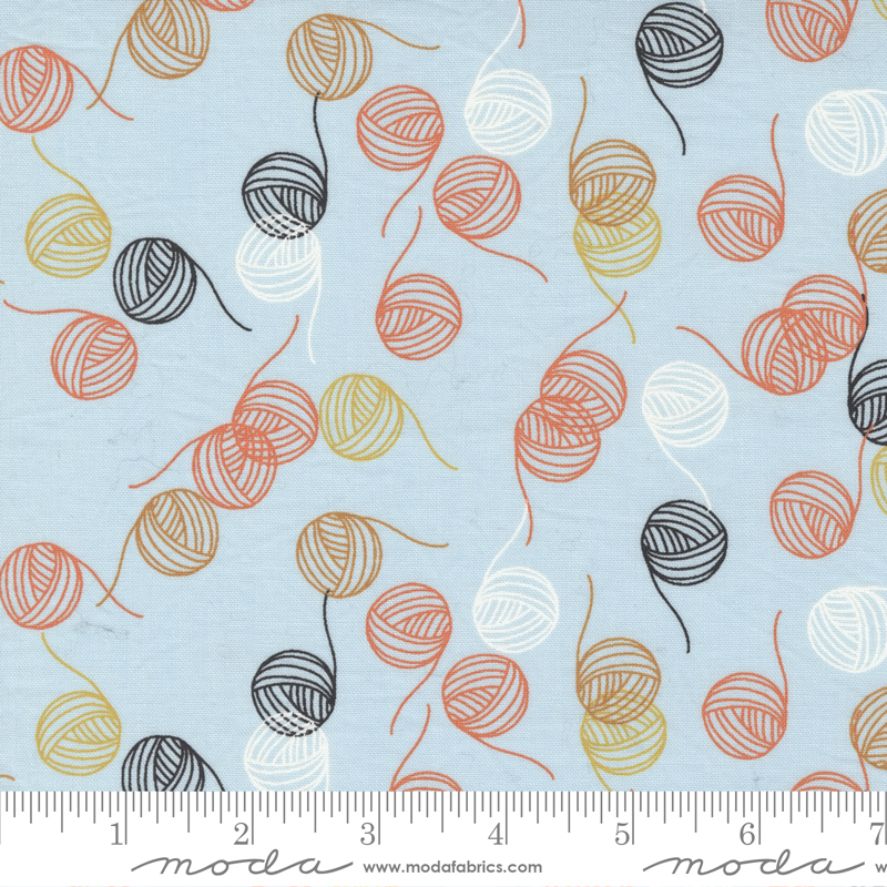 Lazy Afternoon Sky - Crocheting Yarn - Quilt Fabric