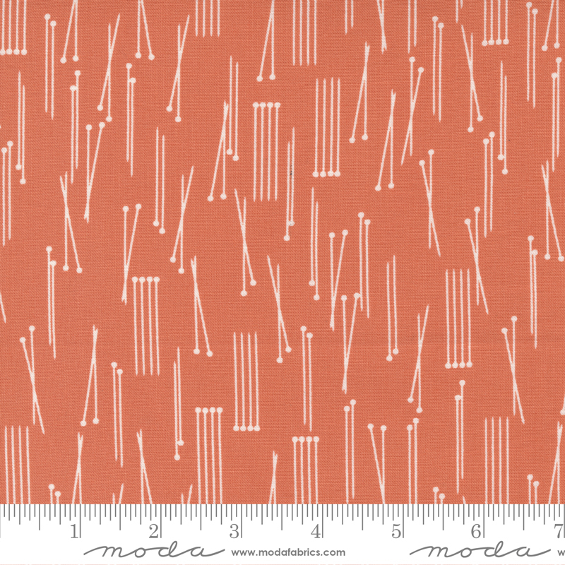 Lazy Afternoon Marmalade - Knitting Needles - Quilt Fabric