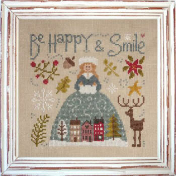 Be Happy & Smile - Cross Stitch Pattern