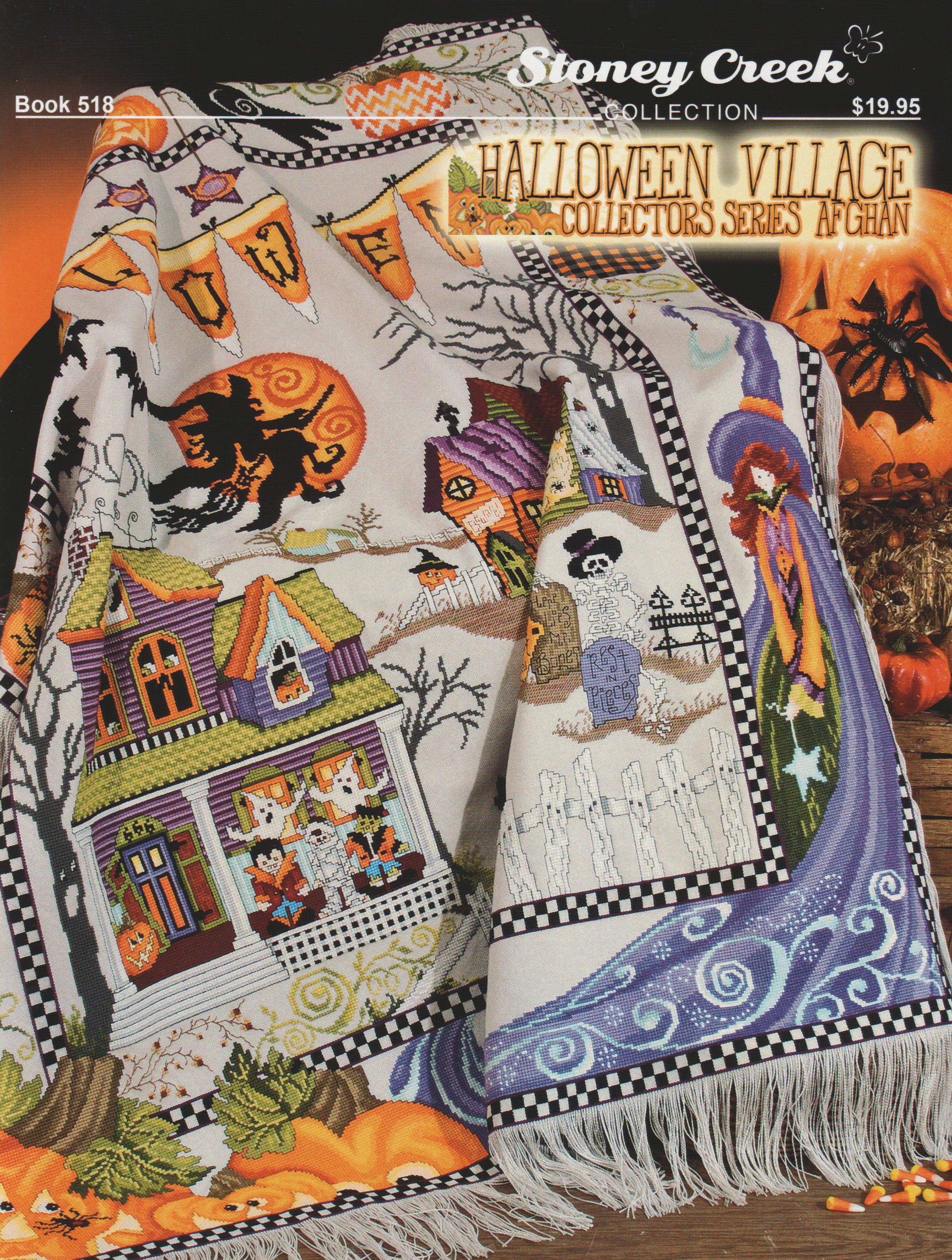 Halloween Village Collector's Series Afghan