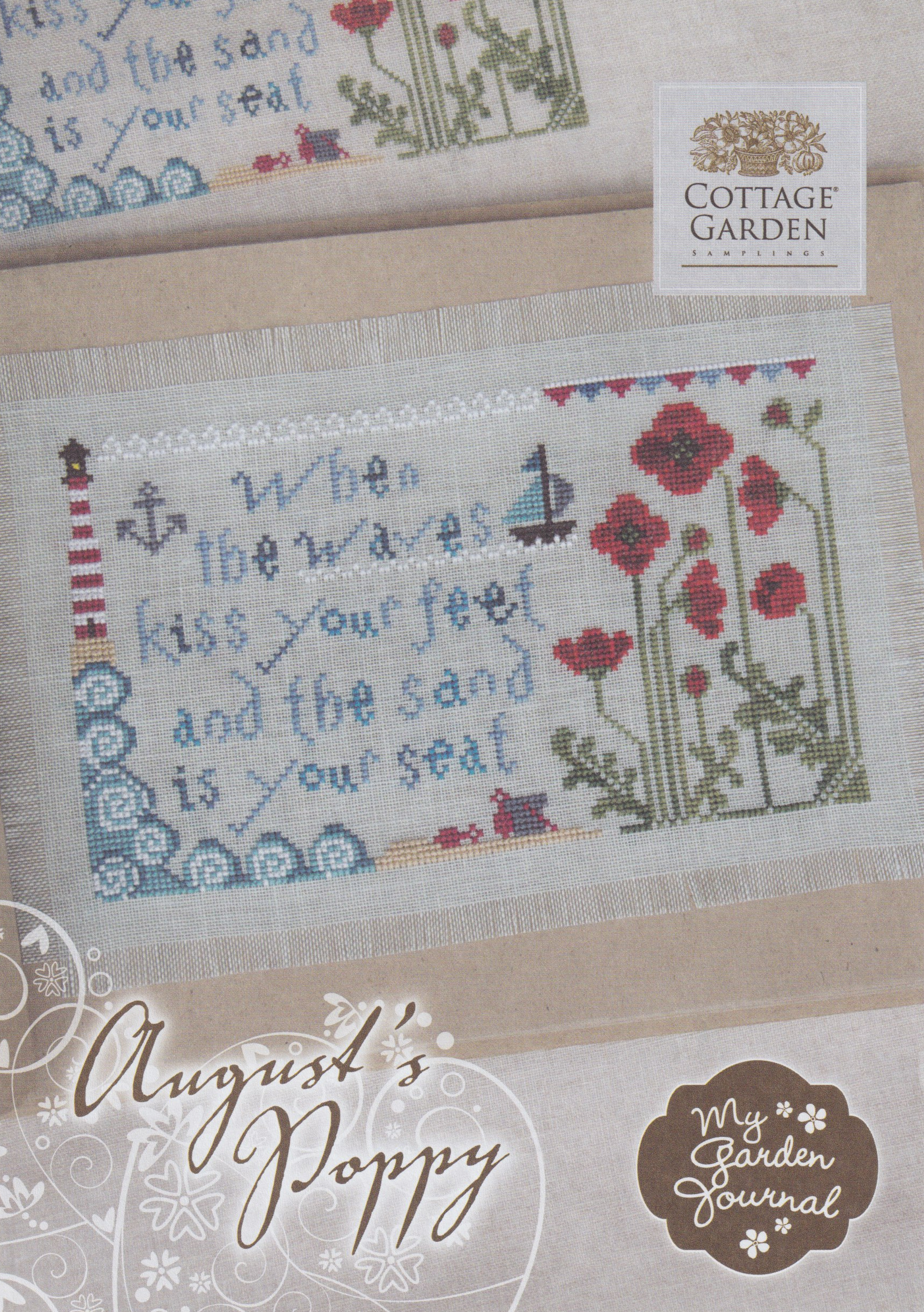 August's Poppy - Cross Stitch Pattern
