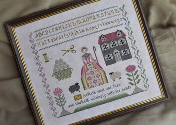 Needleworker's Samplers Proverbs 31-13 - Christian Pattern