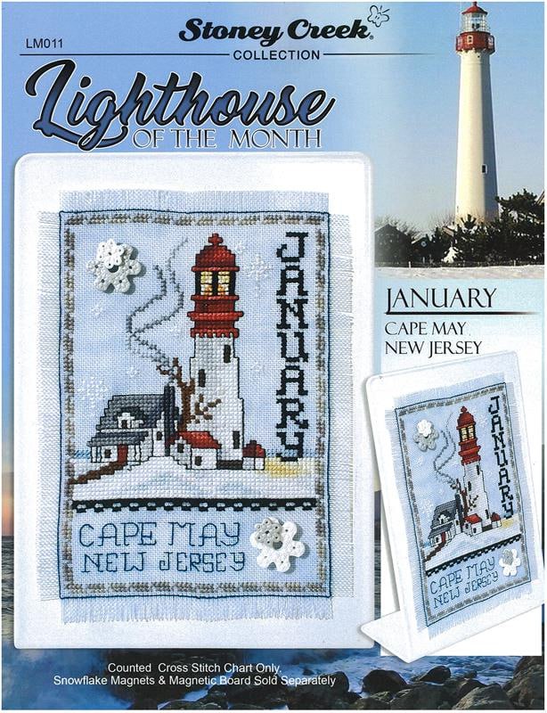 Lighthouse of the Month - January - Cross Stitch Pattern