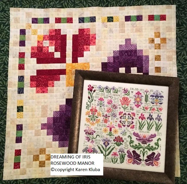 Dreaming of Iris - Cross Stitch Pattern
