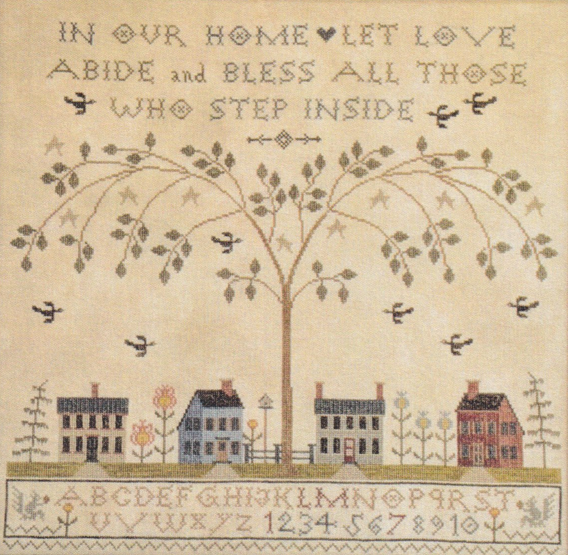 Love Abide - Cross Stitch Pattern