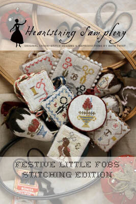 Festive Little Fobs 3 - Stitching Edition - Cross Stitch