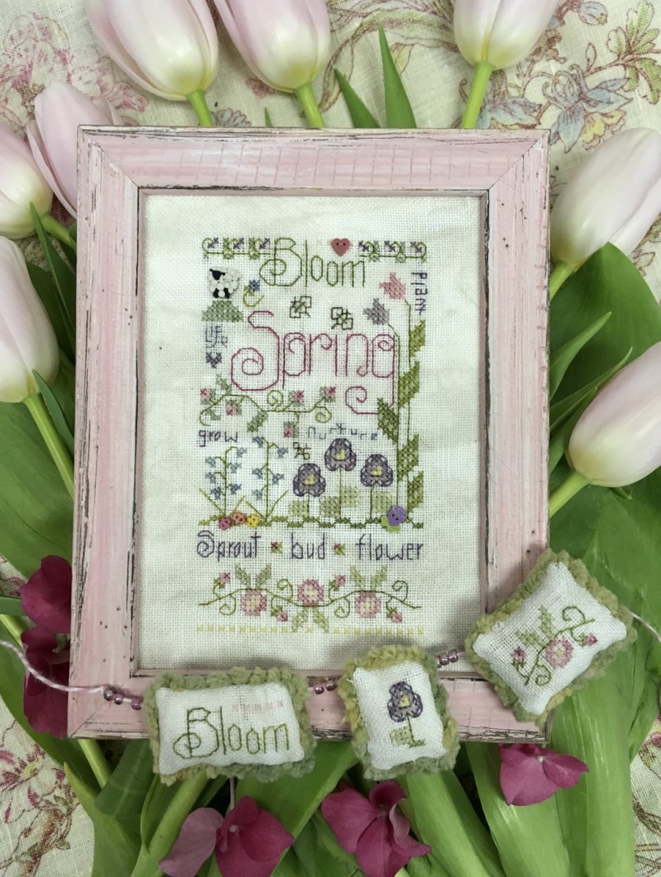 Spring Notes - Cross Stitch Pattern