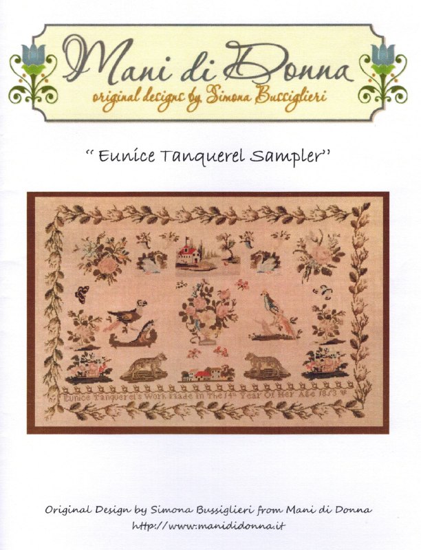Eunice Tanquerel Sampler  - Cross Stitch Pattern
