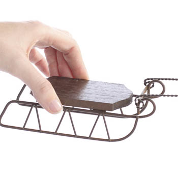 Medium Sled Christmas Ornament 