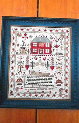 Esther Iddison 1832 Sampler - Cross Stitch Pattern