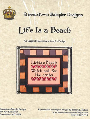 Life is a Beach - Cross Stitch Pattern