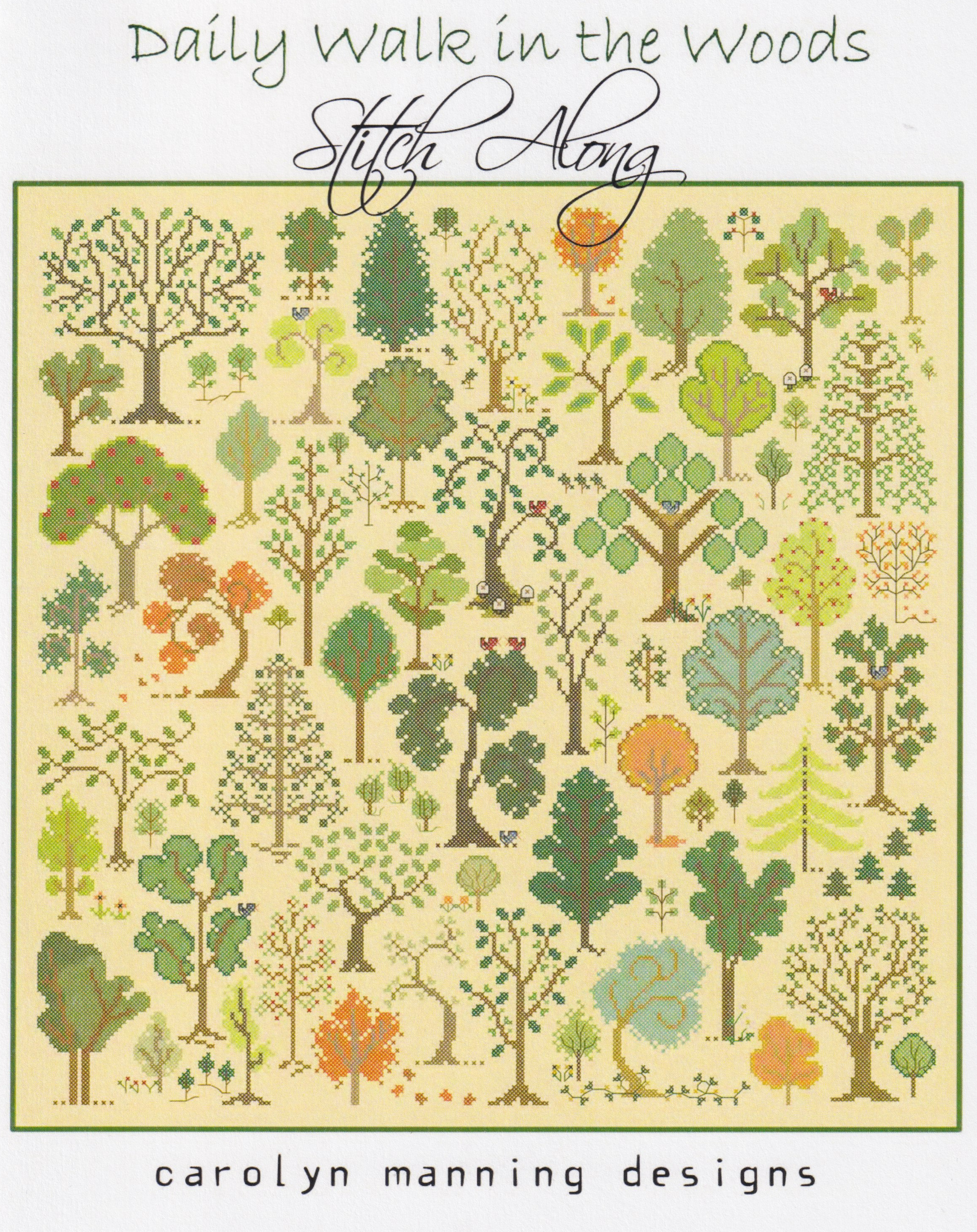Daily Walk in the Woods - Cross Stitch Pattern