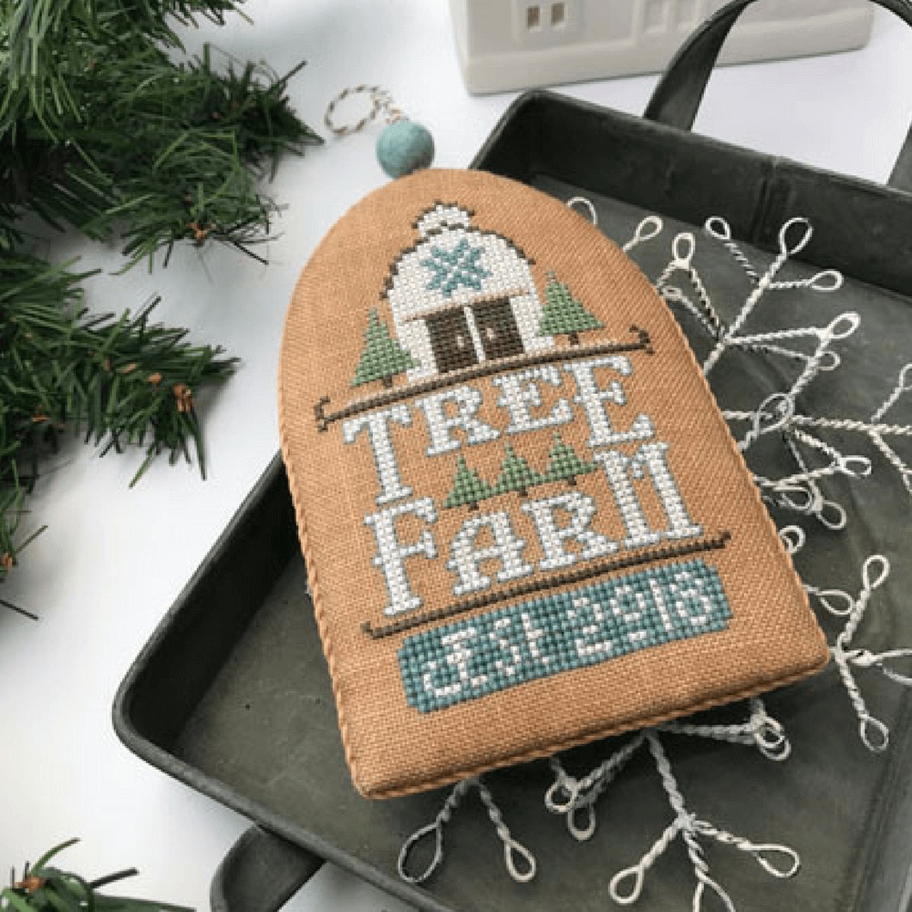 Tree Farm - White Christmas 1 - Cross Stitch Pattern