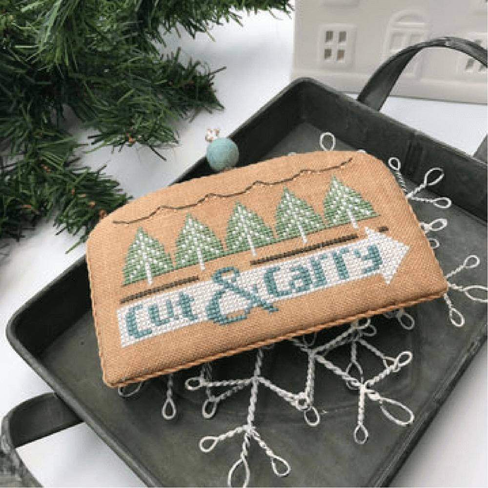 Cut & Carry - White Christmas 2 - Cross Stitch Pattern