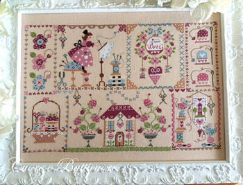 Stitching in Quilt - Cross Stitch Pattern