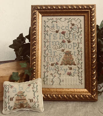 Bee Skep Garden - Cross Stitch Pattern