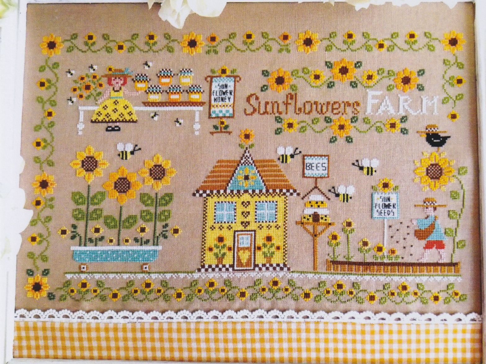 Sunflowers Farm - Cross Stitch Pattern 