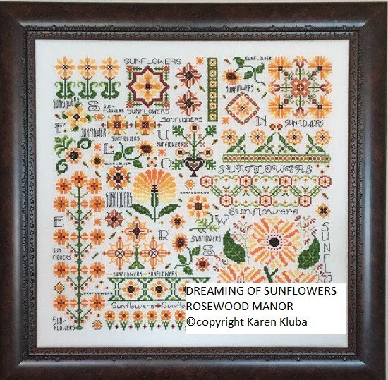 Dreaming of Sunflowers - Cross Stitch Pattern