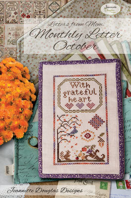 Letters From Mom 3 - October - Cross Stitch Pattern