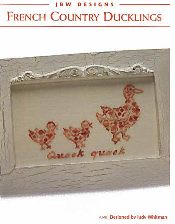 French Country Ducklings - Cross Stitch Pattern 