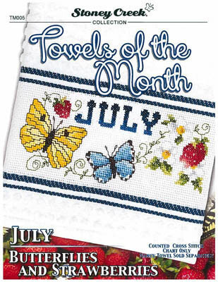 Towels of the Month - July - Cross Stitch Pattern