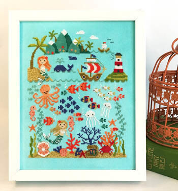 It's a Mermaid Life - Cross Stitch Pattern
