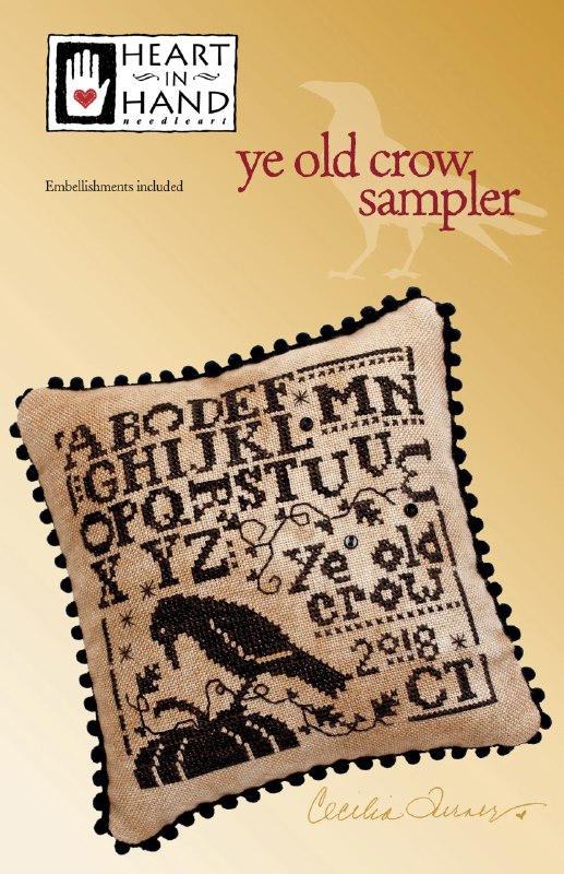 Ye Old Crow Sampler - Cross Stitch Pattern
